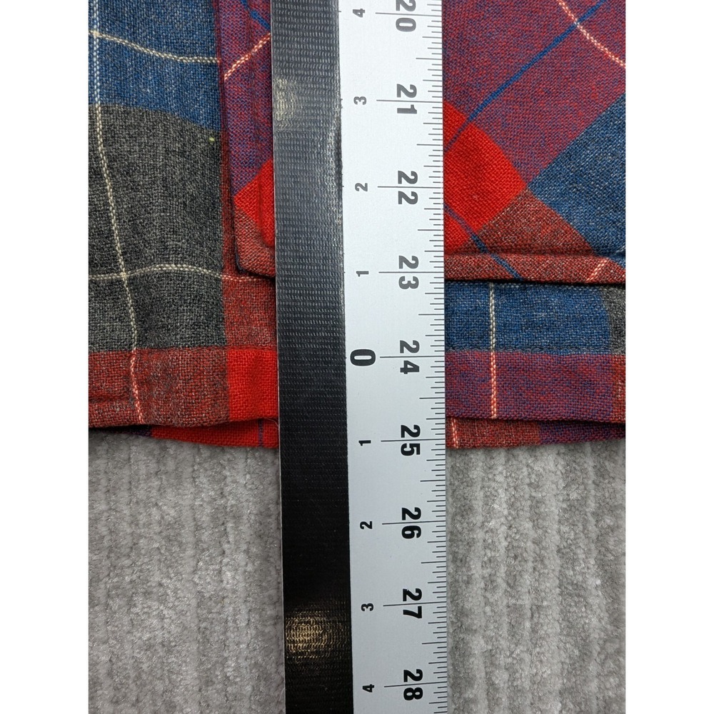Vintage 50s Pendleton Cardigan Sweater Womens Medium Tartan Plaid 100% Wool USA - Picture 13 of 15